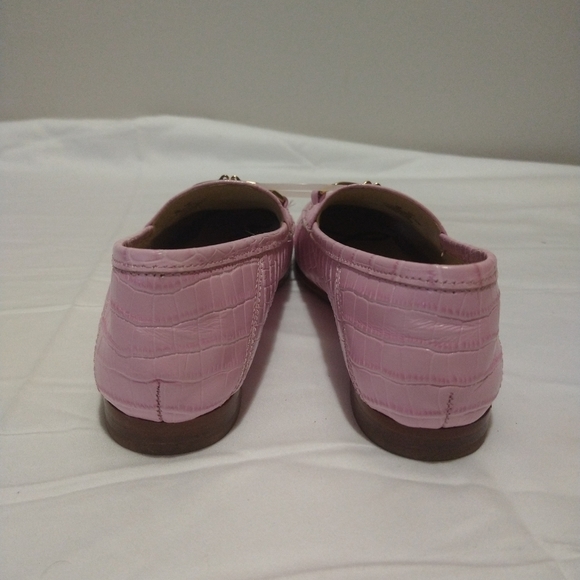 Sam Edelman Pink Loraine Leather Loafers - Picture 3 of 13